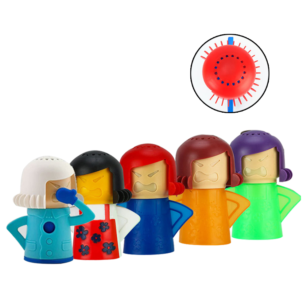 Home Kitchenware Deodorizer Microwave Refrigerator Cleaning Angry Mom Decoration Oven Steam Cleaner Disinfecting Household