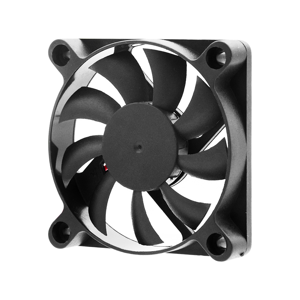 60 x 60 x 12mm 2 ben 12v jævnstrømsventilator computer pc-kasse cpu-kølerhus blæser lav støj cpu kølelegeme køler 4900-6050 rpm