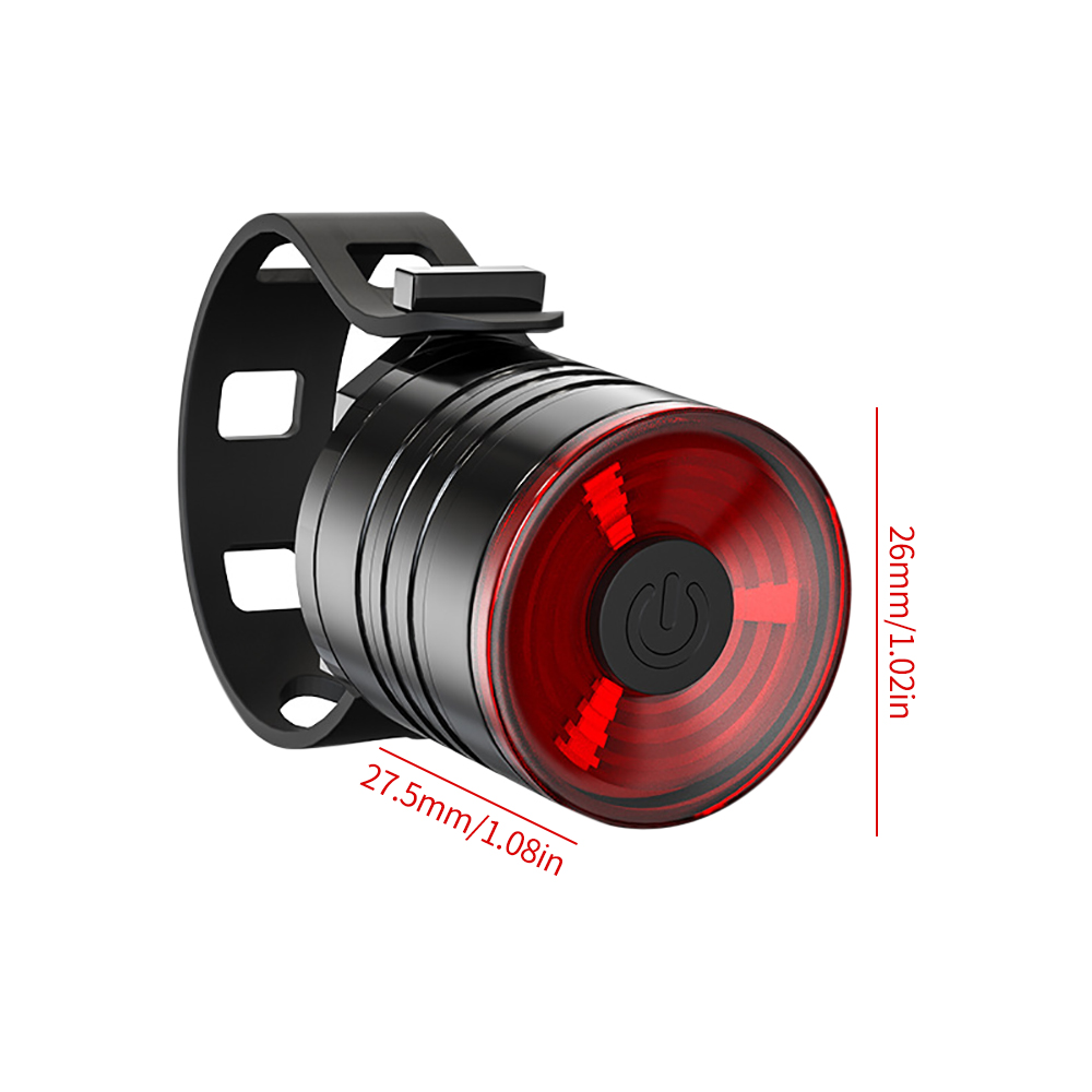 wasserdicht 3 Modi Fahrrad Taillight 200 Lumen Helm hell Nacht Reiten Warnung Fahrrad hell Fahrrad Rückseite hell Fahrrad Zubehör