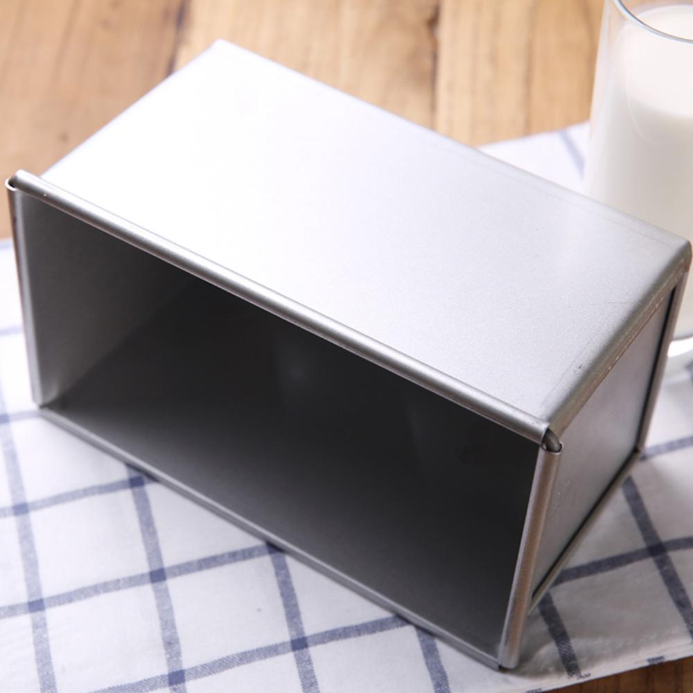 Useful 450g Carbon Steel Bread Loaf Pan With Cover Bread Toast Mold w Lid Heavy Duty Bread Maker Pan