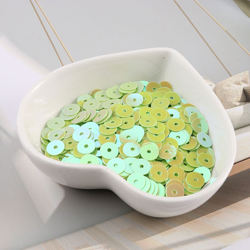 10 G/pak 4Mm-6Mm Platte Ronde Ab Kleur Losse Pailletten Pailetten Naaien Craft Diy Accessoires Voor Kleding lentejuelas Para Coser: 4mm  10g  1500pcs / AB Light Green
