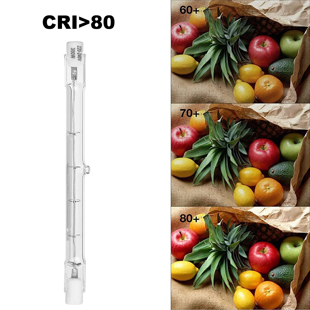 Lâmpada halógena  j78 80w 220v luz gjøre tubo da lâmpada de tungstênio de iodo  r7s r7s luz de inundação