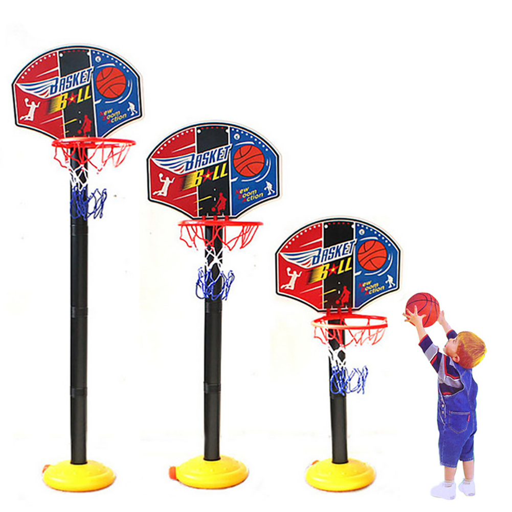 1Pack Tragbare Basketball Hoop Ständer Set Indoor Outdoor mit Net & Mini Ball für Kinder Kleinkinder Kind