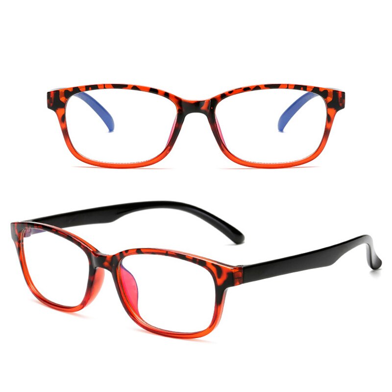 Blå filter computerbriller fotokromiske solbriller kvinder mænd skifter automatisk farveændrende briller anti blue ray uv: Bønne rød