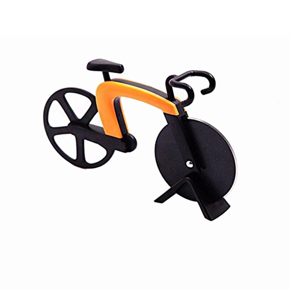 Bicycle Pizza Cutter Bike Wheel Pizza Chopper Bike Roller Pizza Slicer Pizza Cutting Knifes Kitchen Gadget With packaging