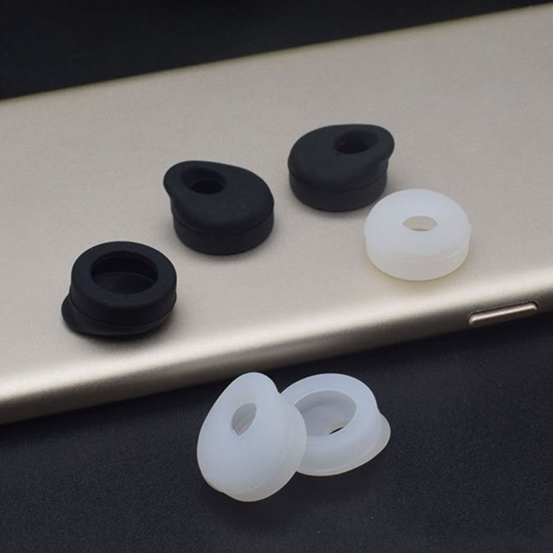 1 Pair Ear Tips Buds Silicone Earphone Earbuds Earhooks Eartips Replacement for Jabra EASYGO EASYCALL Wireless Bluetooth Headset