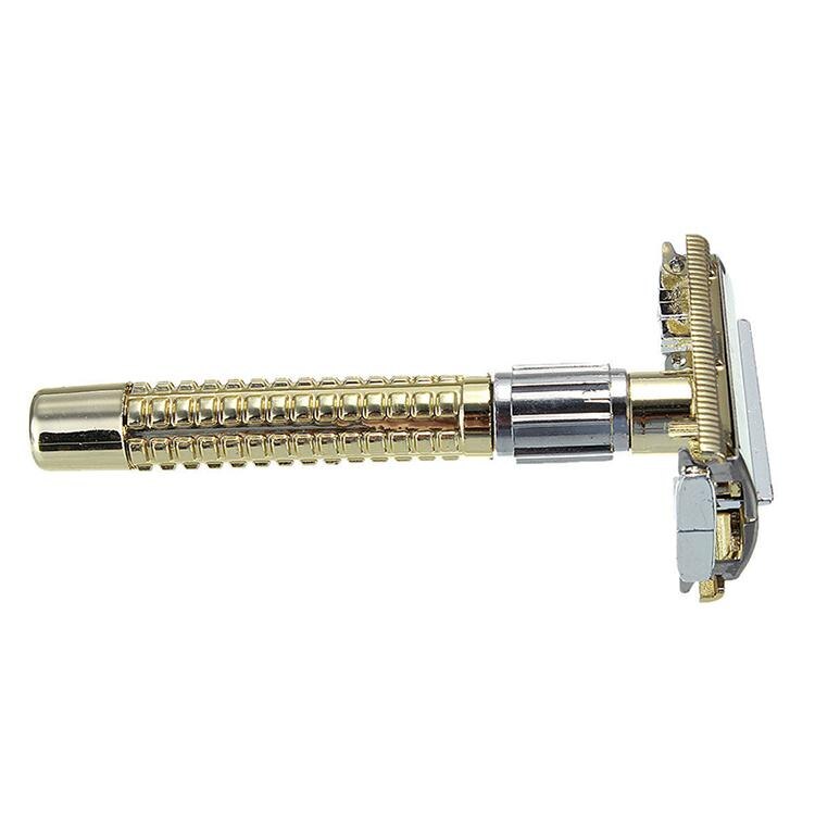 retro maszynka robić golenia nowa męska ręczna ręczna maszynka robić golenia maszynka robić golenia na żyletki o dwóch ostrzach: Default Title