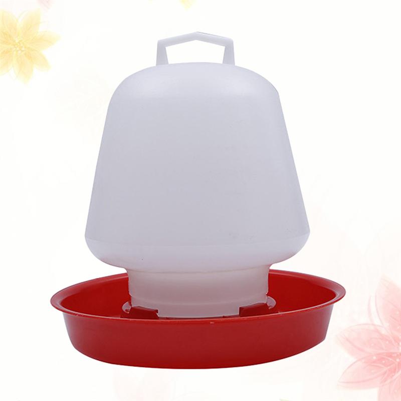1PC 8/10/12L Water Drinker For Duck Goose Chicken Pigeon Chick Thickened Plastic Automatic Waterer Feeding Dispenser