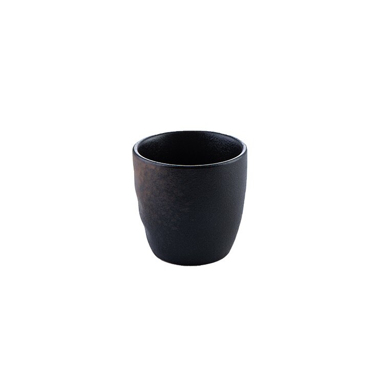 CHANSHOVA-taza de café de cerámica de alta temperatura, taza de porcelana de 145ml, horno chino retro hecho a mano, cambio de textura, H002: 4