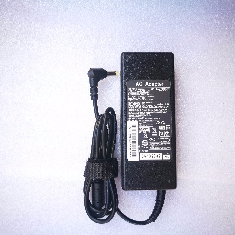 19V 4.74A 90W Adaptador AC fonte de Alimentação Carregador Portátil para Acer PA-1900-24 7720ZG 7720Z PA-1900-04 7720G 5520G 9120 9300 9420 9410