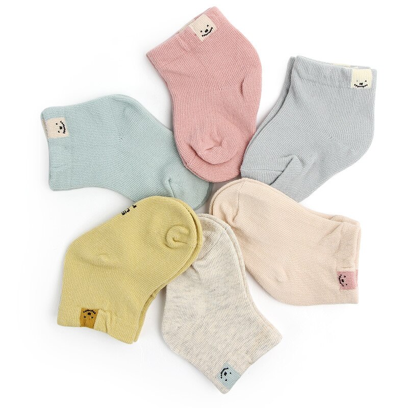 Chaussettes en coton à la cheville pour bébé, chaussettes souples de avec dessin animé, pour fille et garçon, printemps et hiver