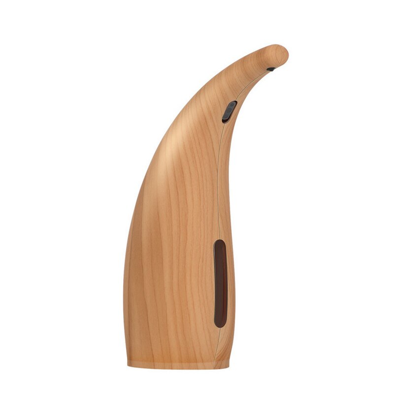 Schlecht 300ML Seife Spender Automatische Flüssigkeit Seife Spender Infrarot Clever Sensor Küche Touchless Schaum Shampoo Spender: hell Holz Getreide