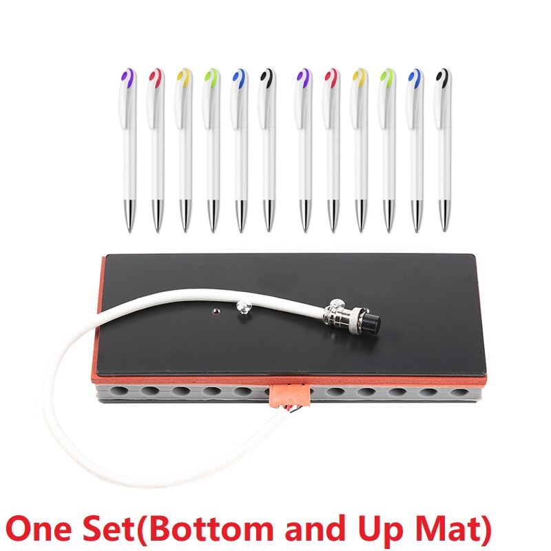 Sublimation Pen Heat Press Pad Available 220V/110V For Pen Heat Press Machine 12pcs Pens One Time