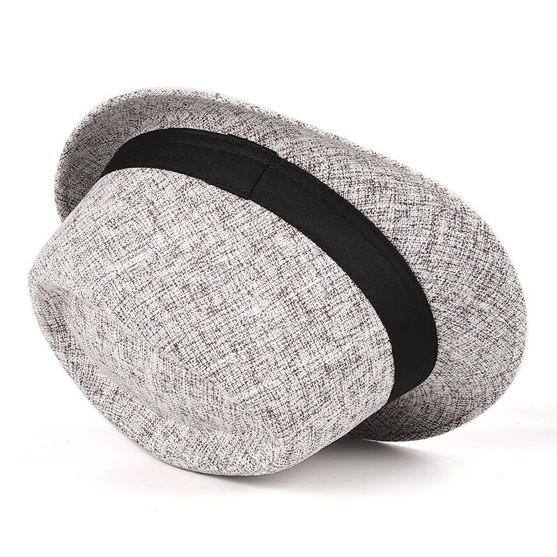 Autumn Fedora Hat Men Winter Casual Short Brim chapeu Fedoras Gentleman British Style Jazz Hat