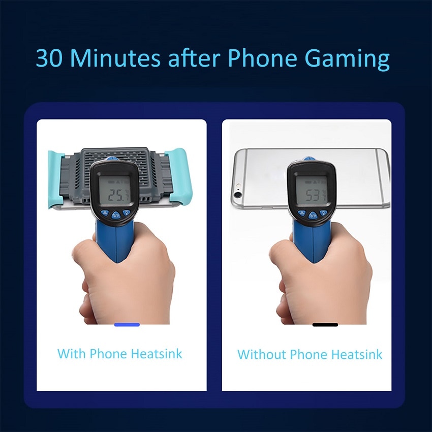 Refroidisseur à semi-conducteur de téléphone, dissipateur thermique, adapté aux jeux de téléphone, à la diffusion en direct, etc.