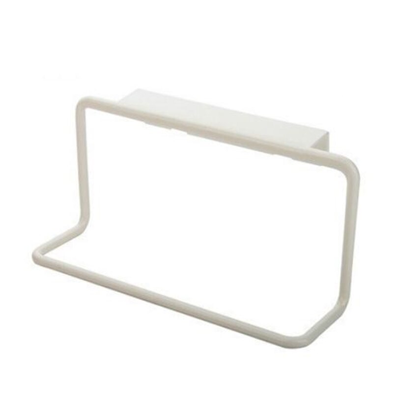 1Pcs Towel Rack Wall-mounted Hanger Rod Hanger Waterproof Kitchen Cabinet Cabinet Hanger Bathroom Storage Rack: 02