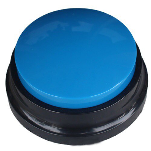 Connerie buzzer buzzer jeu ring for sex boutons de conversation Fabricant de boutons sonores pour chiens, machine à sandwichs pour enfants, bouilloire, jouet, café, événement, fête, fournitures festives, maison, jardin: Recording blue