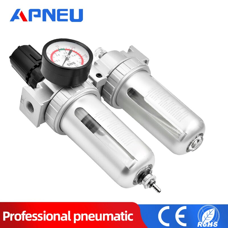 Afc 2000 filter til kompressor olie vandudskiller regulator fælde filter airbrush lufttryk regulator reduktionsventil
