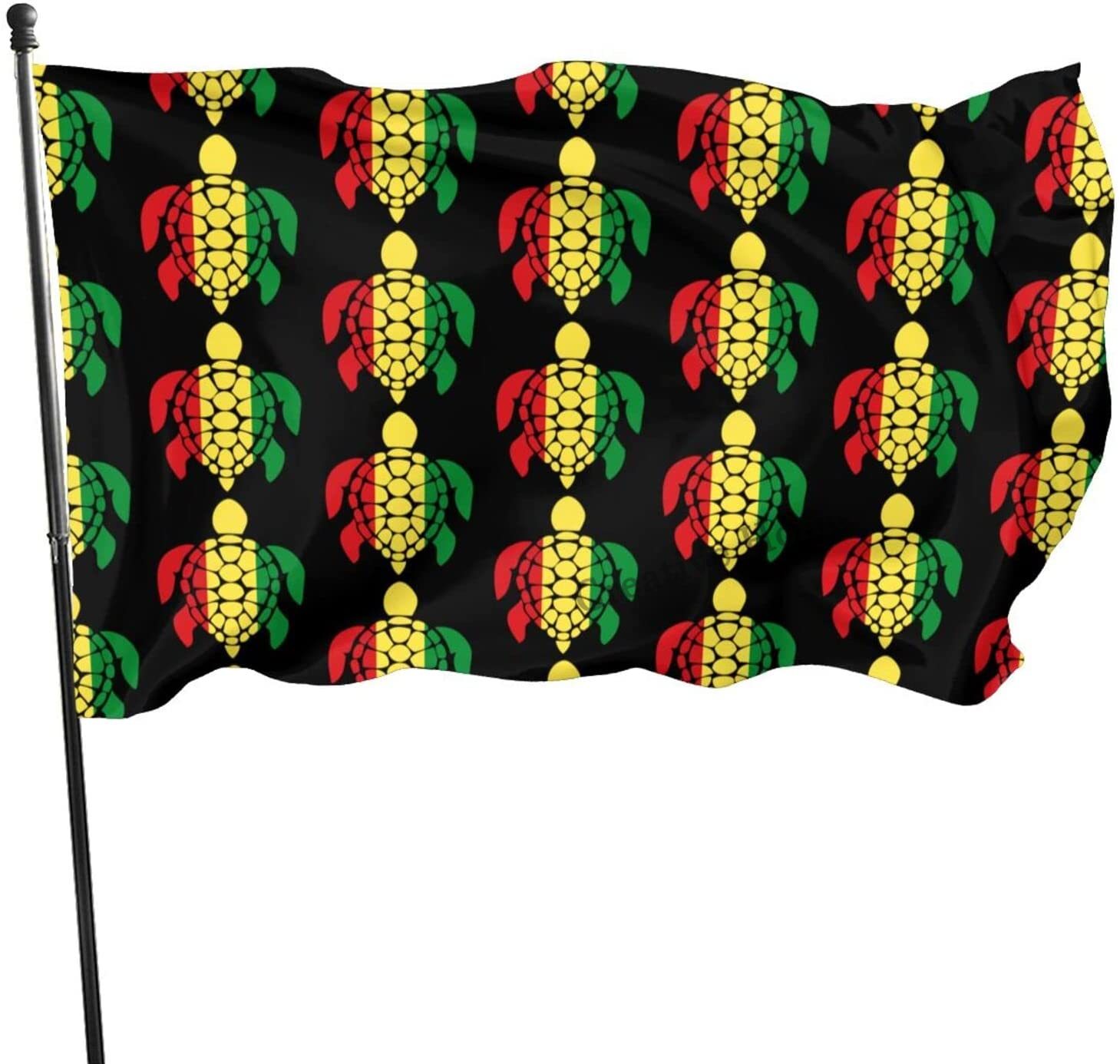 Abstract Tribal Ethnic Animal Turtle Garden Flag,3x5 Feet Polyester Fly Flags Banner with Grommets for Spring Home Outdoor: 6