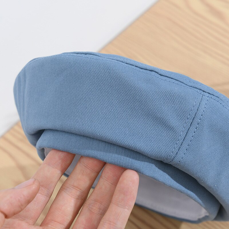 Nieuw Stijlvolle Vrouwen Meisje Achthoekige Baret Hoed Winter Herfst Retro Cap Effen Kleur Hoed DOD886