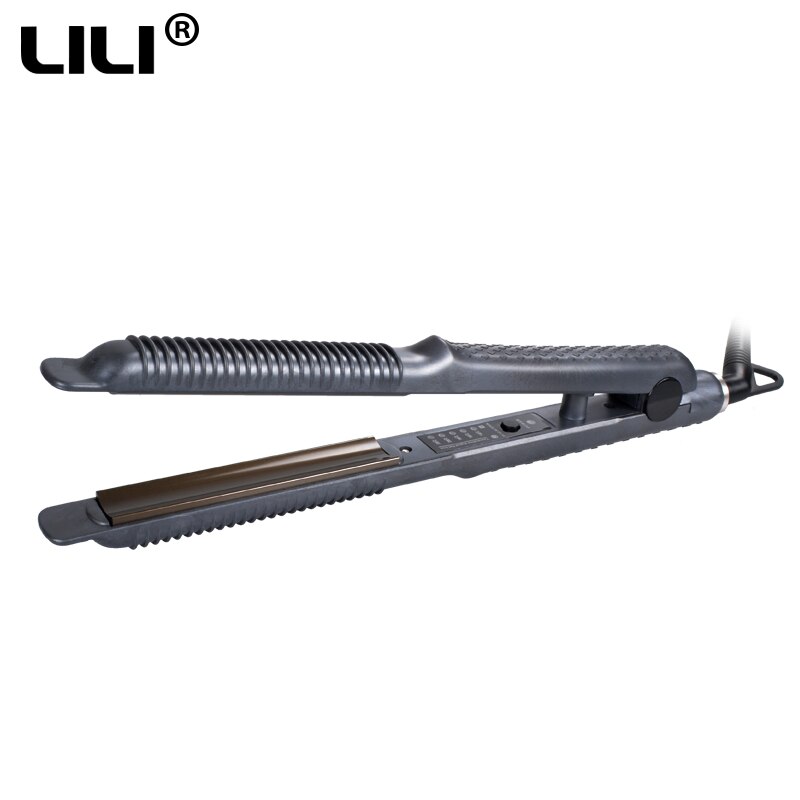 Fer à lisser en céramique fer plat fers à défriser la température ajuster les outils de coiffure électrique: U shape