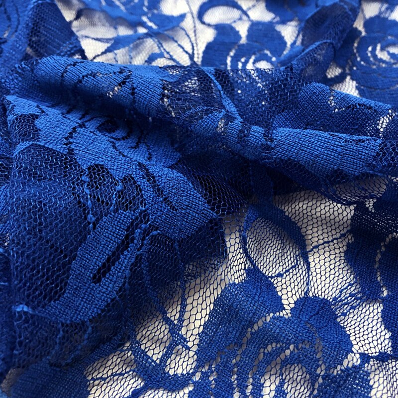 1*1.5 Meters Embroidery Eyelash Cotton Lace Fabric French Cord Lace Cloth Nigerian African Guipure Lace For Party Wedding Dress