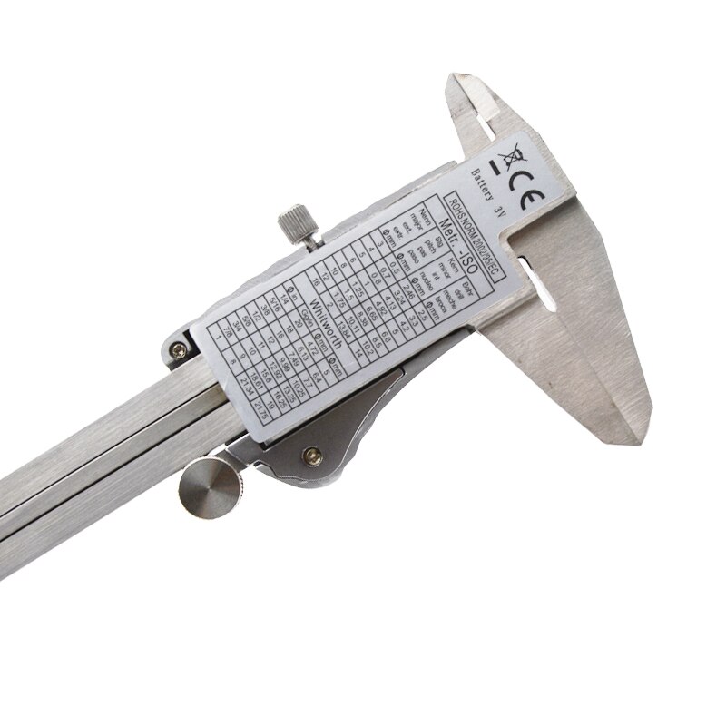 Calibrador digital electrónico de acero inoxidable, herramientas de medición a prueba de agua IP54, Messschieber, paquímetro, Vernier
