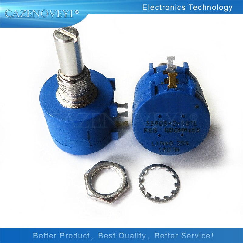 1pcs/lot 3590S 1K 2K 5K 10K 20K 50K 100K ohm Precision Potentiometer Adjustable Resistor 3590 102 103 502 103 203 503 104