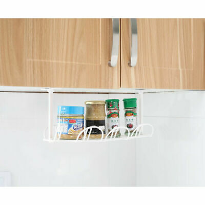 Simple Under Cupboard Desk Cable Paper Controler Management Paste Organizer Shelf Basket Durable