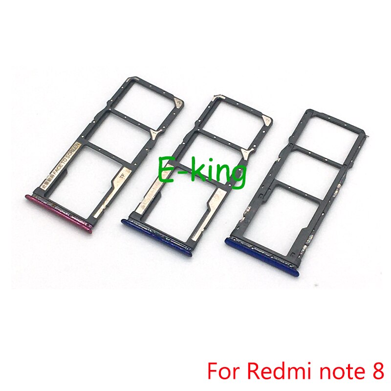 For Xiaomi Redmi Note 8 Pro Sim Card Slot Tray Holder Sim Card Reader Socket