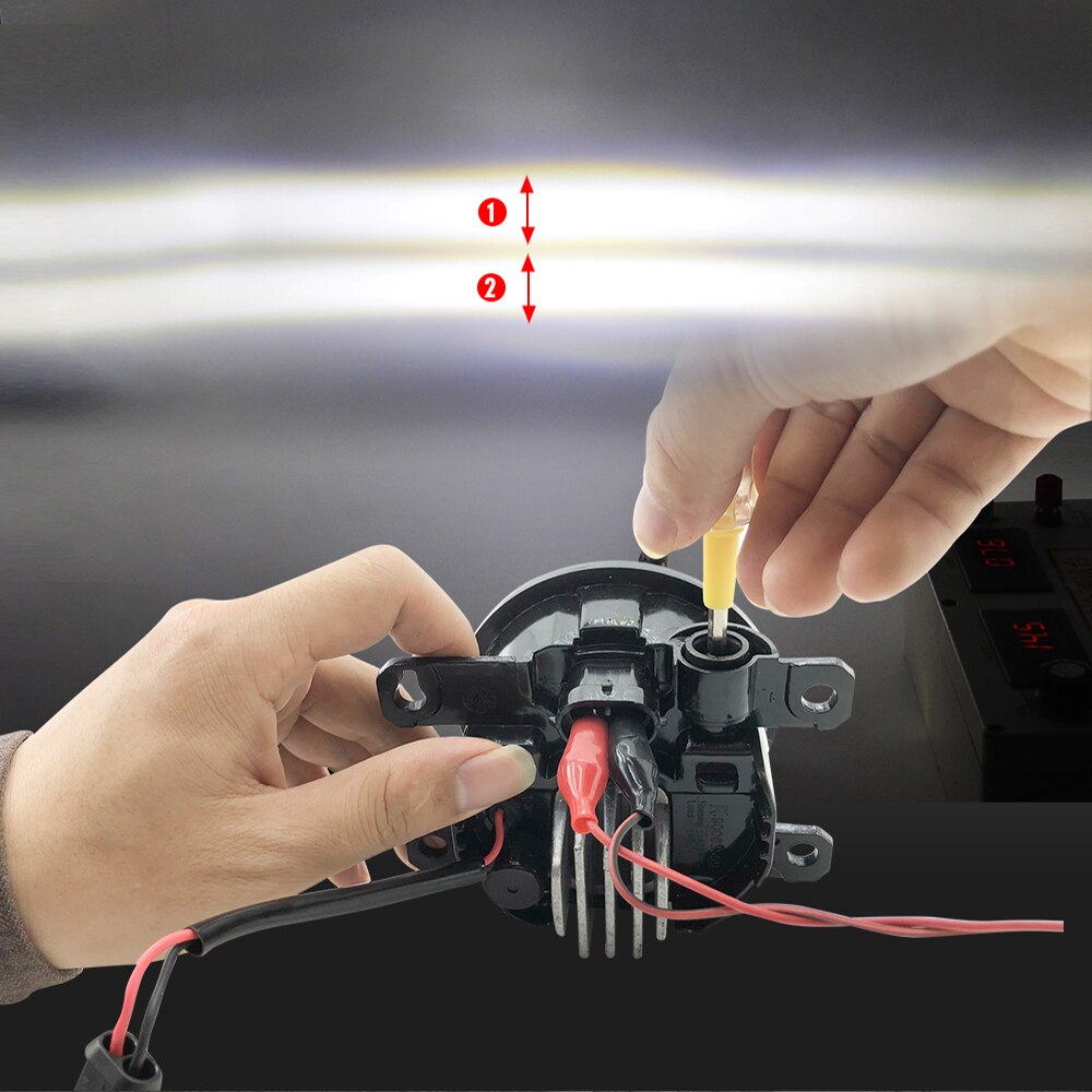 Samochód anioł oko światło przeciwmgielne 30W 8000lm doprowadziło DRL lampa przeciwmgielna 12V dla Subaru leśniczy WRX STI chory Impreza BRZ XV spuścizna Justy Levorg