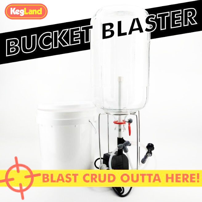 BUCKET BLASTER KEG AND FERMENTER WASHER KIT