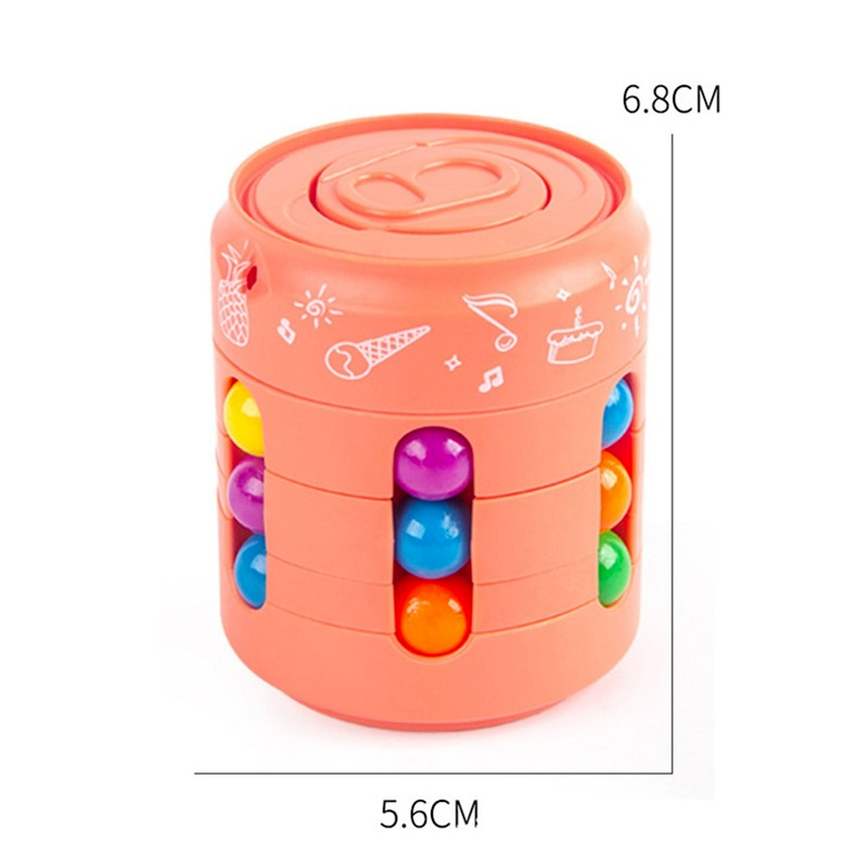 Fagioli magici rotanti cubo punta delle dita Fidget giocattoli bambini adulti sollievo dallo Stress Spin Bead puzzle educazione dei bambini gioco di intelligenza