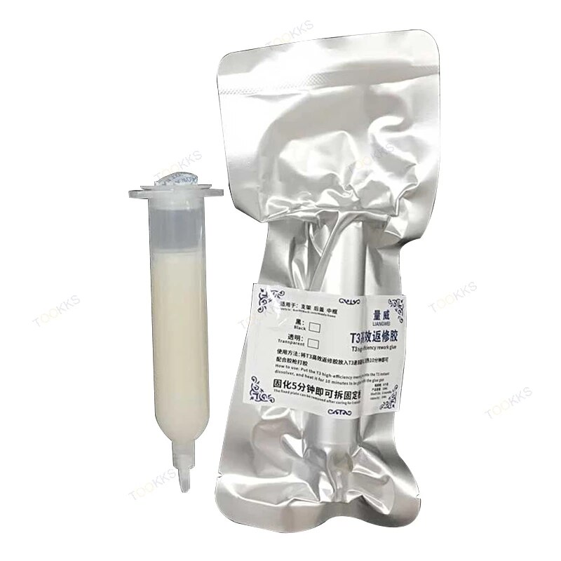 Liangwei T3 Instant Dissolver Mobiele Telefoon Efficiënte Rework Doseren Effen Pur Lijm X Sticky Screen Frame Beugel Back Cover