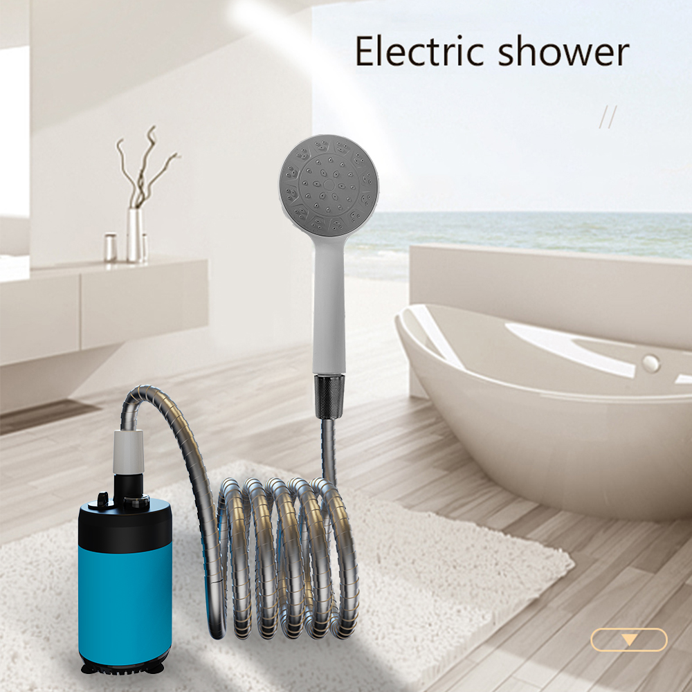 Camping Shower Outdoor Handheld Electric Shower Portable Shower Battery Powered Compact Handheld Rechargeable Camping Showerhead