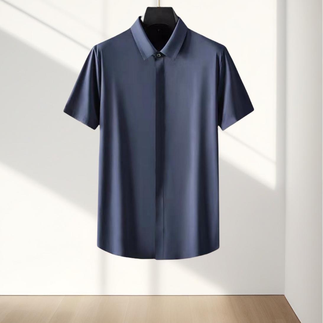 Traje deportivo de seda de hielo para hombre, conjunto informal, relajado, cómodo, transpirable, de , de talla grande, novedad de verano 2024