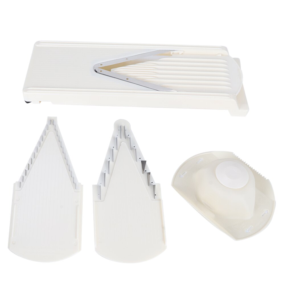 Multifunctional V-Shaped Grater Slicing Cutter Vegetable Cutter with Hand Protector Stainless Steel Blade Gadgets Kitchen Access