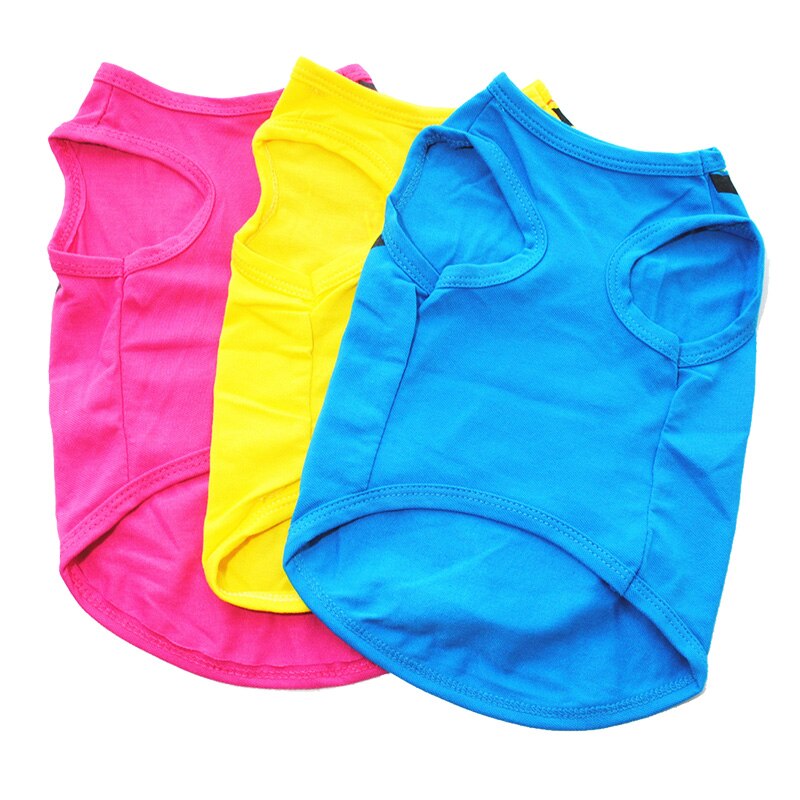 Hond Kleding Voor Kleine Honden Leuke Hond Vest Ademende Puppy T-shirt Voor Chihuahua Ropa Perro Lente Zomer Hond Levert XS-L