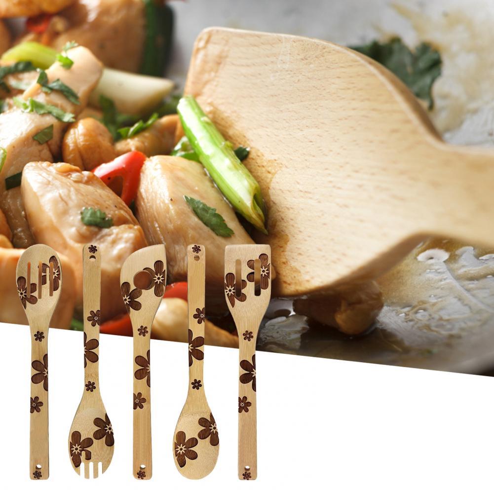Bamboo natural wood tableware spoon colander spoon special nano- soup skimmer cooking spoon wooden kitchen tool