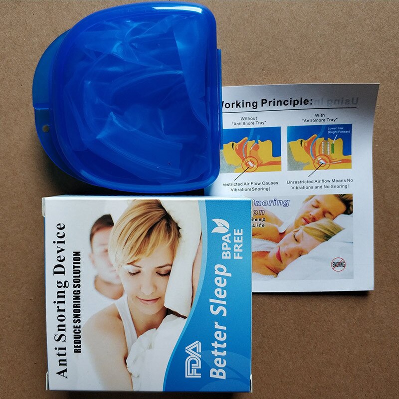 Anti-snoring Mouthpiece Device Braces Apnea Guard Bruxism Tray Sleeping Aid Mouthguard Health Care Sleep Snoring Snore Stopper
