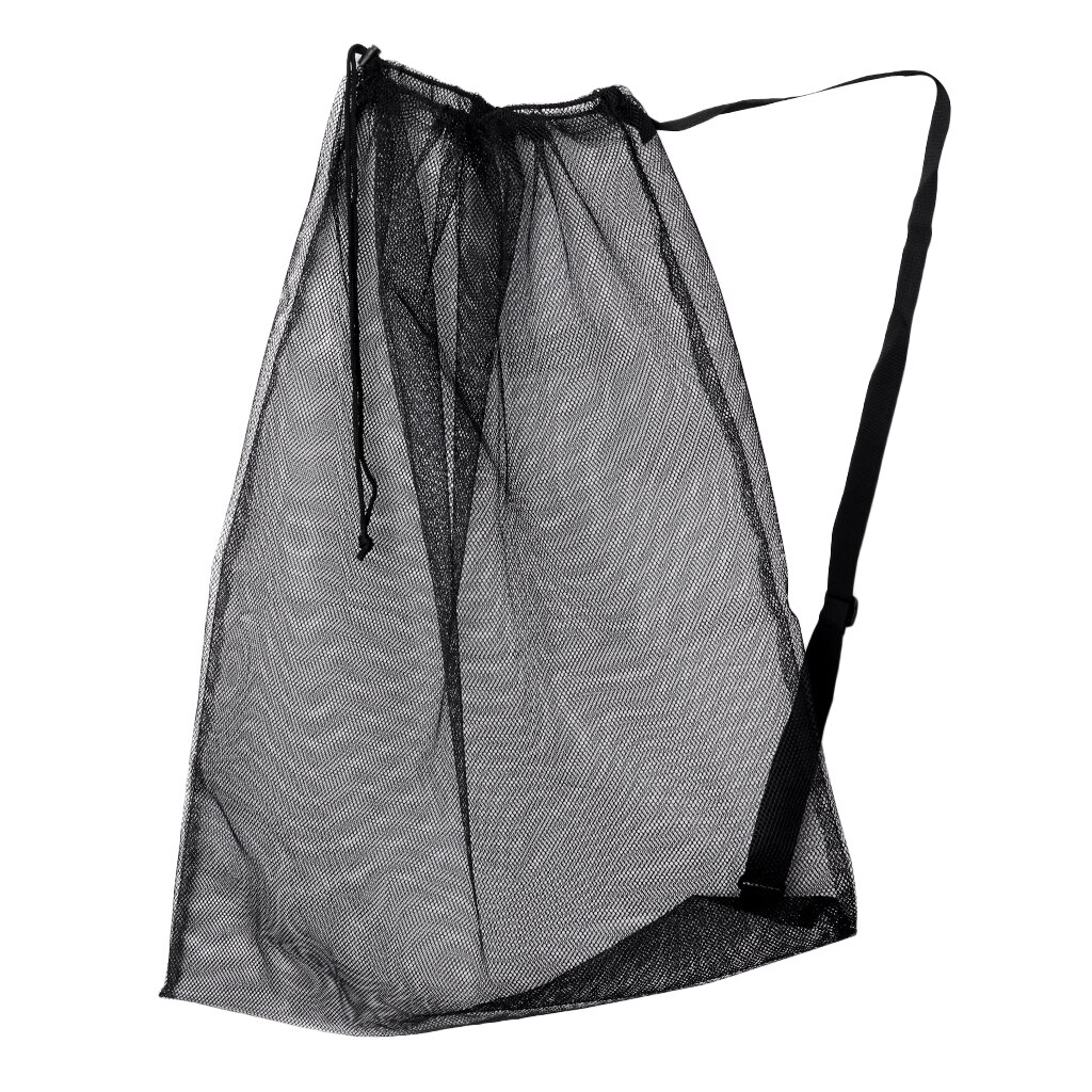 Heavy Duty Sports Mesh Ball Organizer Soccer Volleyball Football Carry Bag