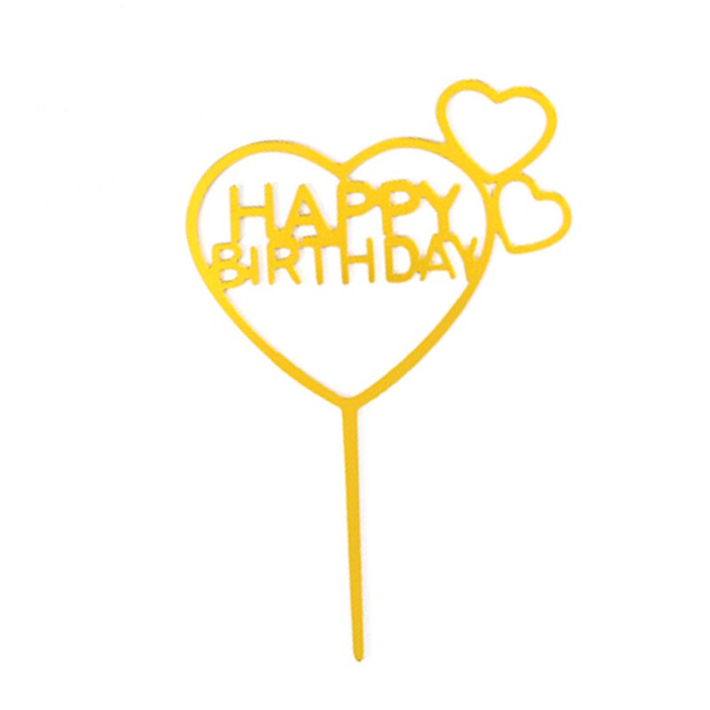 Gittler Glücklich Geburtstag Kuchen Deckel Bling Dekoration Glücklich Geburtstag Kuchen Deckel Mädchen Geburtstag Dekor Multi-bilden: G339557A