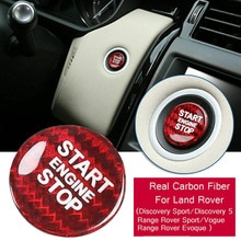 Engine Start Stop Button Cover Fit For Land Rover Range Rover Evoque Discovery Fit For Land Rover Discovery 5 LR5