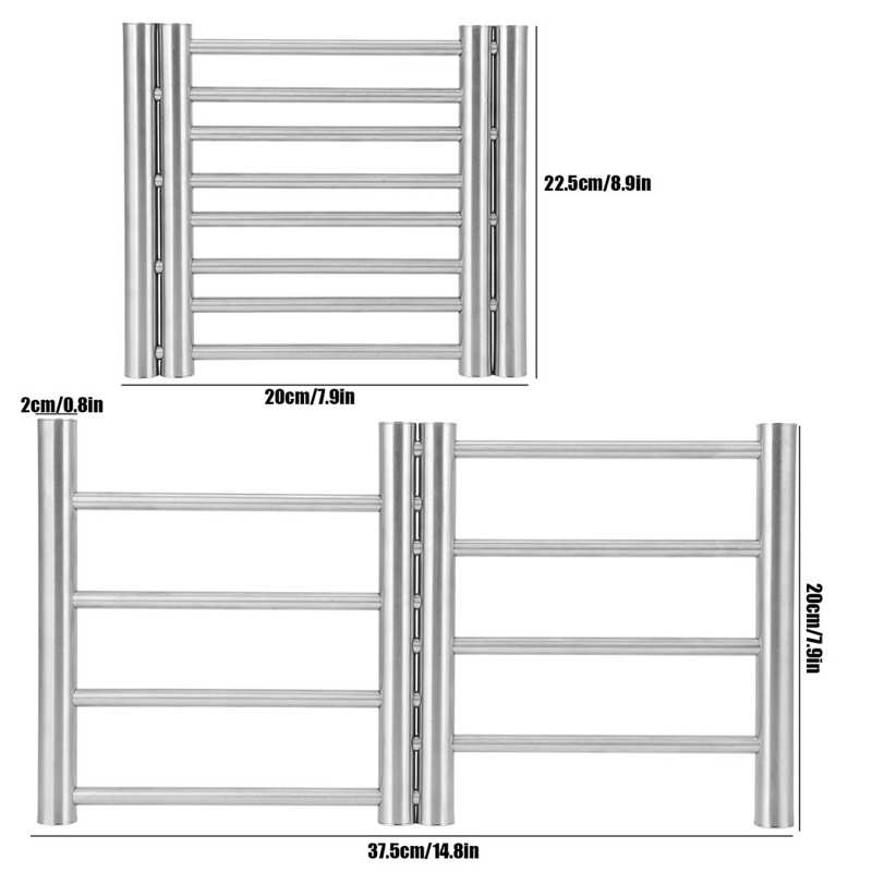 Adjustable Stainless Steel Kitchen Insulation Pot Pad Insulation Mats Heat-Resistant Placemat Kitchen Gadget