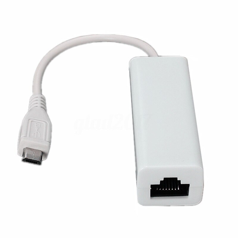 Micro USB 2.0 5P to RJ45 Networks Lan Ethernet Cable Converter Adapter for Tablet PC C66
