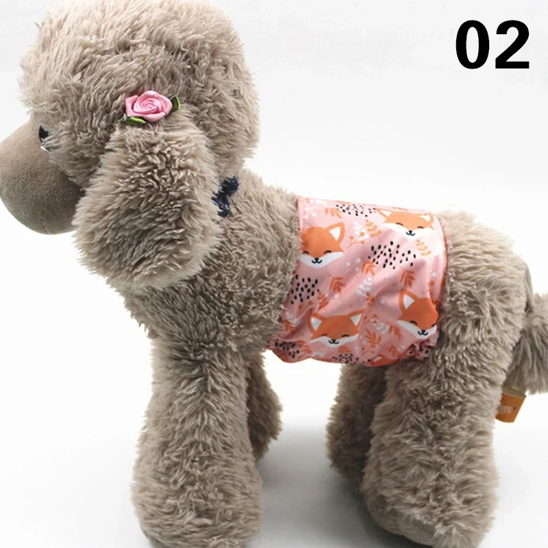 Wasbare mannelijke hond herbruikbare fysiologische broek sanitair ondergoed buikomslagband katoenen luier voor grote kleine middelgrote hond: M / Black