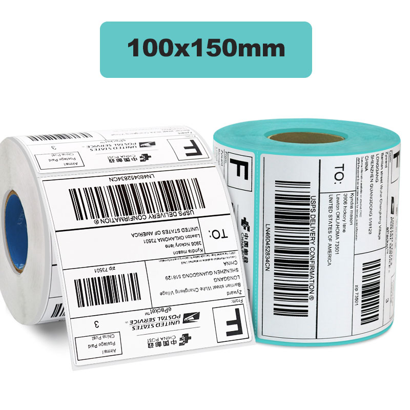 Thermal Direct Label Label holder (Pack of 500 4x6 Fan-Fold Labels) - Commercial Grade