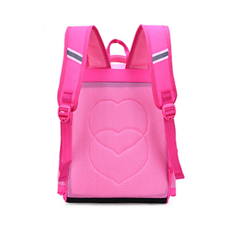 Okkid Primaire Schooltassen Voor Meisjes Schattige Waterdichte Roze School Rugzak Kinderen Boek Tas Reflecterende Strip Kids Rugzak Meisjes