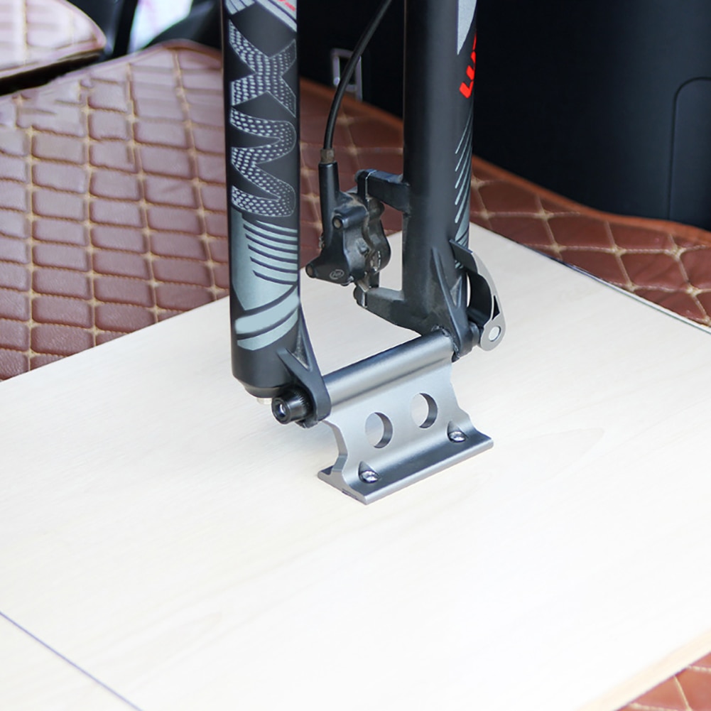 Horquilla frontal de liberación rápida para bicicleta, soporte de Clip fijo para equipaje, soporte para todoterrenos y coches, accesorios de entrenamiento para bicicleta