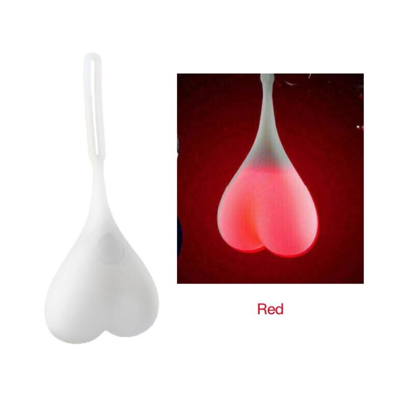 Cycling Balls Tail Light Silicone Bike Waterproof Night Essential LED Safety Warning Lights Bicycle Seat Back Egg Lamps: red light